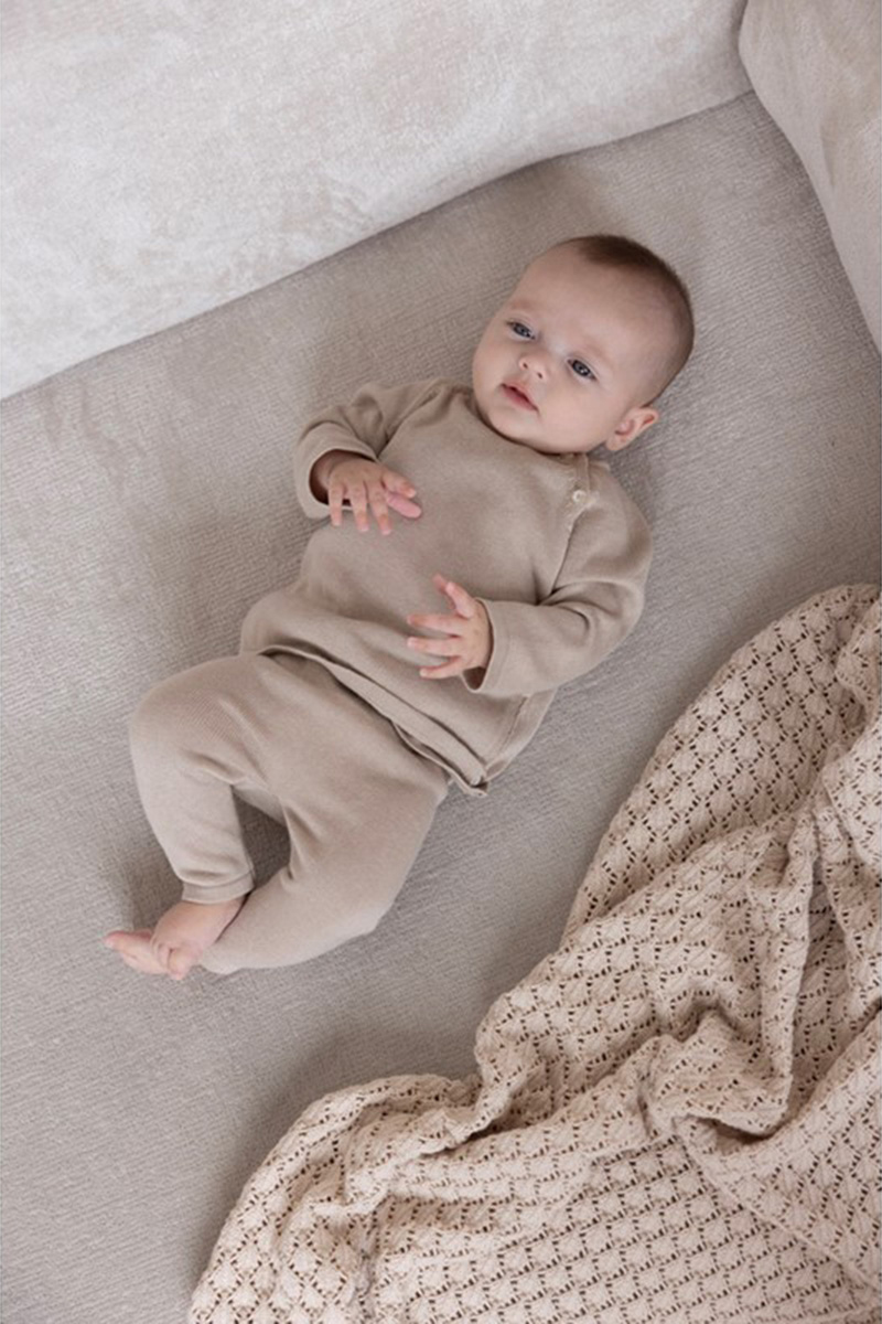 Baby broek bruin
