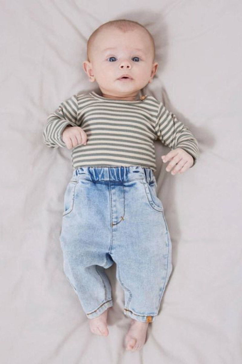 Baby broek blauw