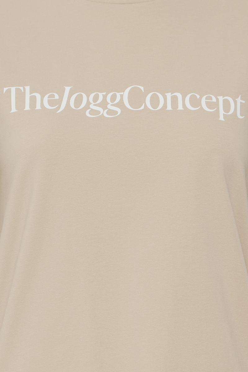 The Jogg Concept JCSIMONA LOGO TSHIRT - JERSEY bruin/beige 5