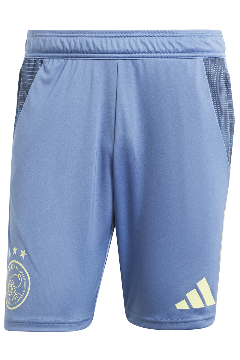Voetbal heren short replica blauw