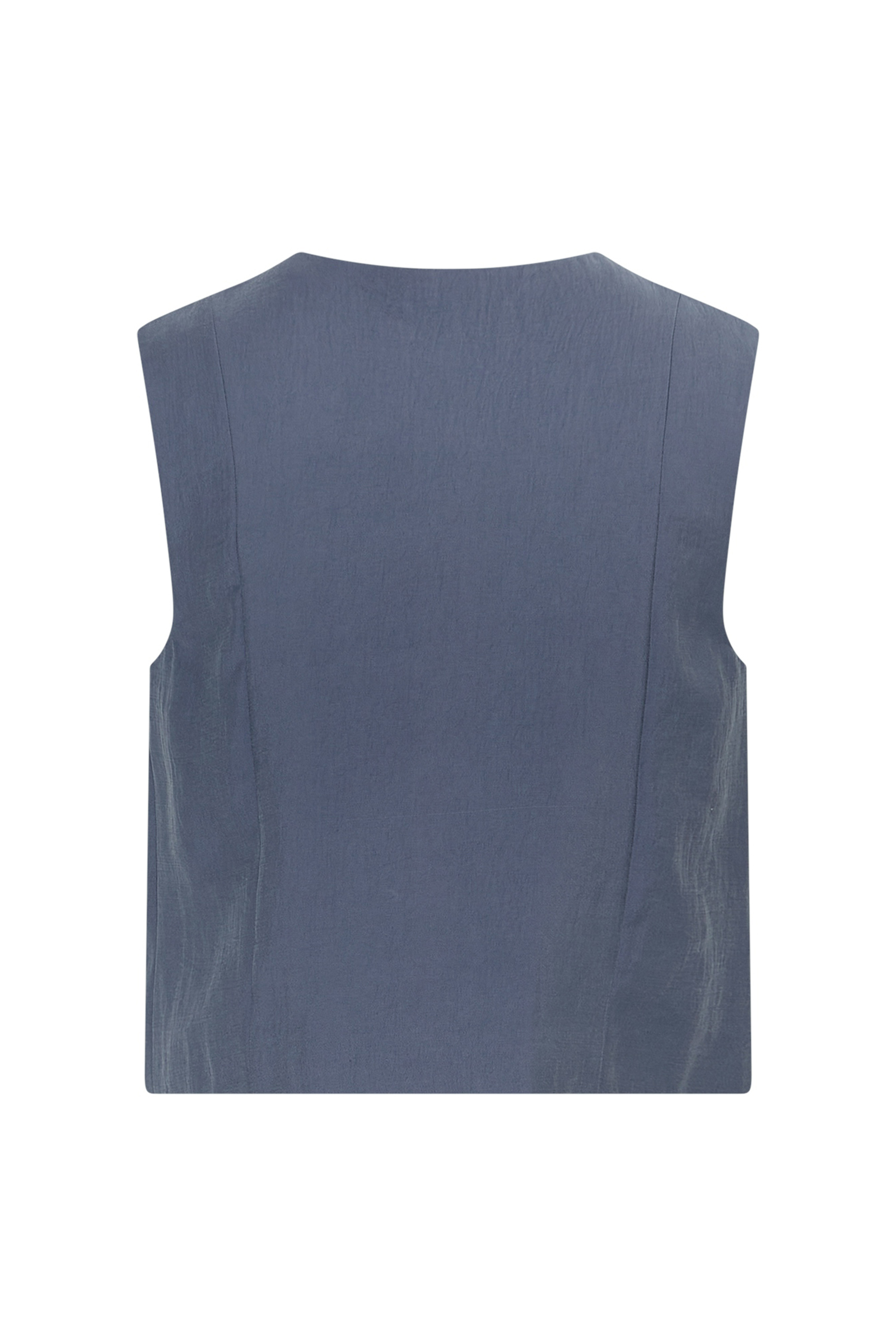 Dames gilet blauw