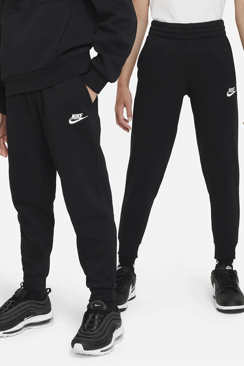 Nike Nike Sportswear Club Fleece Big Kid 010 BLACK/WHITE 2