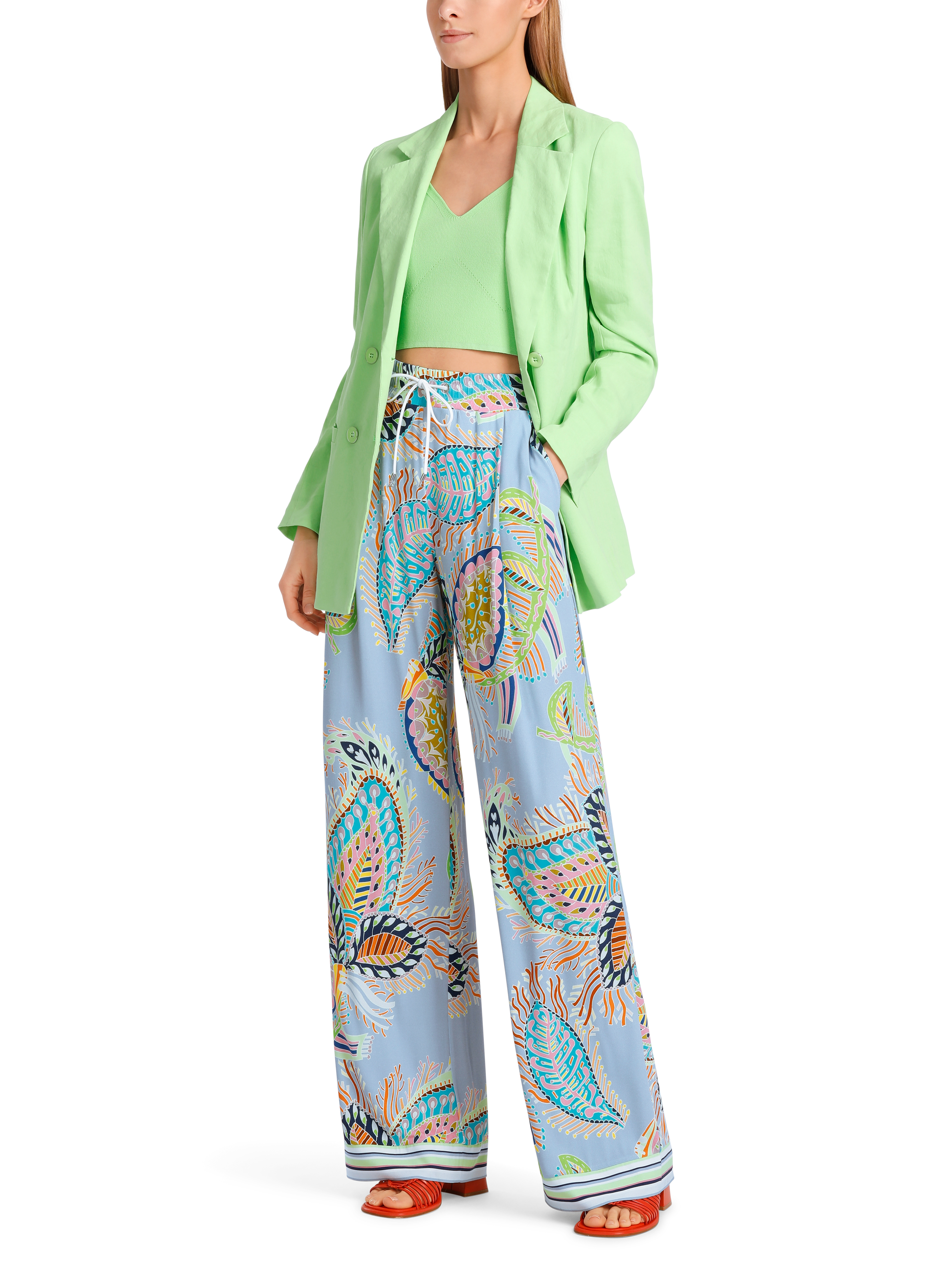 Dames broek blauw