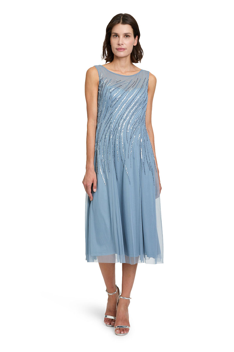 Dames jurk blauw