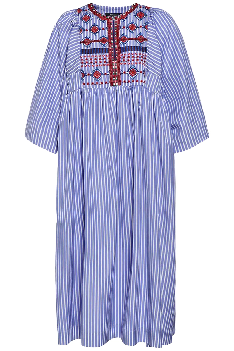 Dames jurk blauw