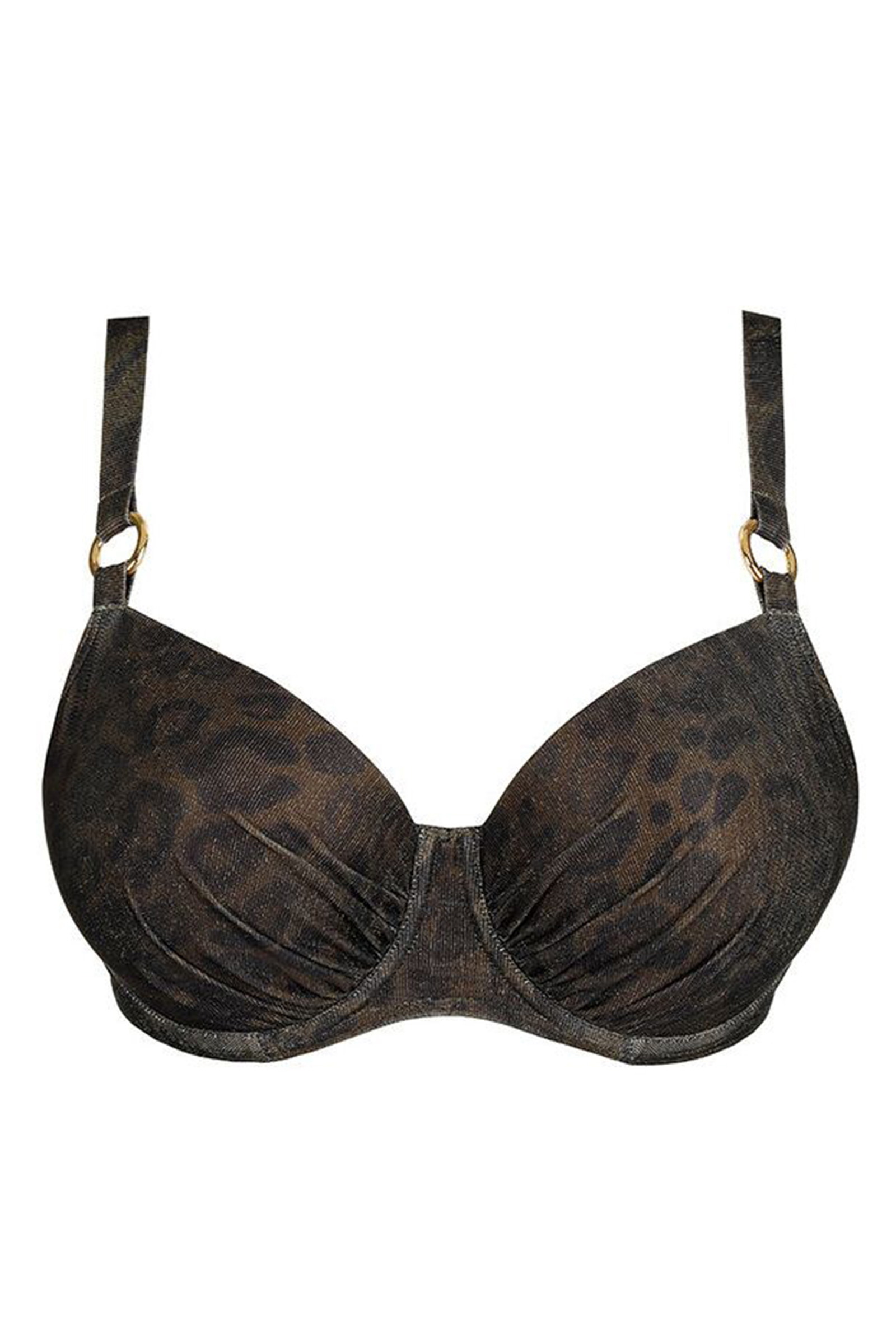 Bad/beach dames bikini top groen