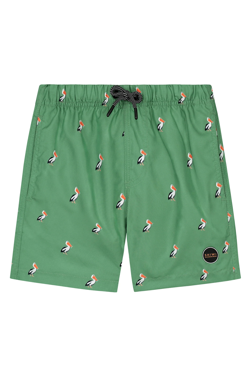 Bad/beach jongens zwemshort groen