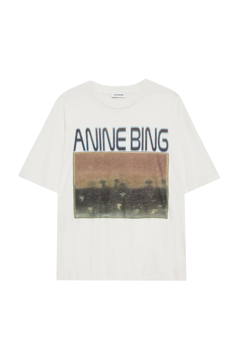 Dames t-shirt korte mouw ecru