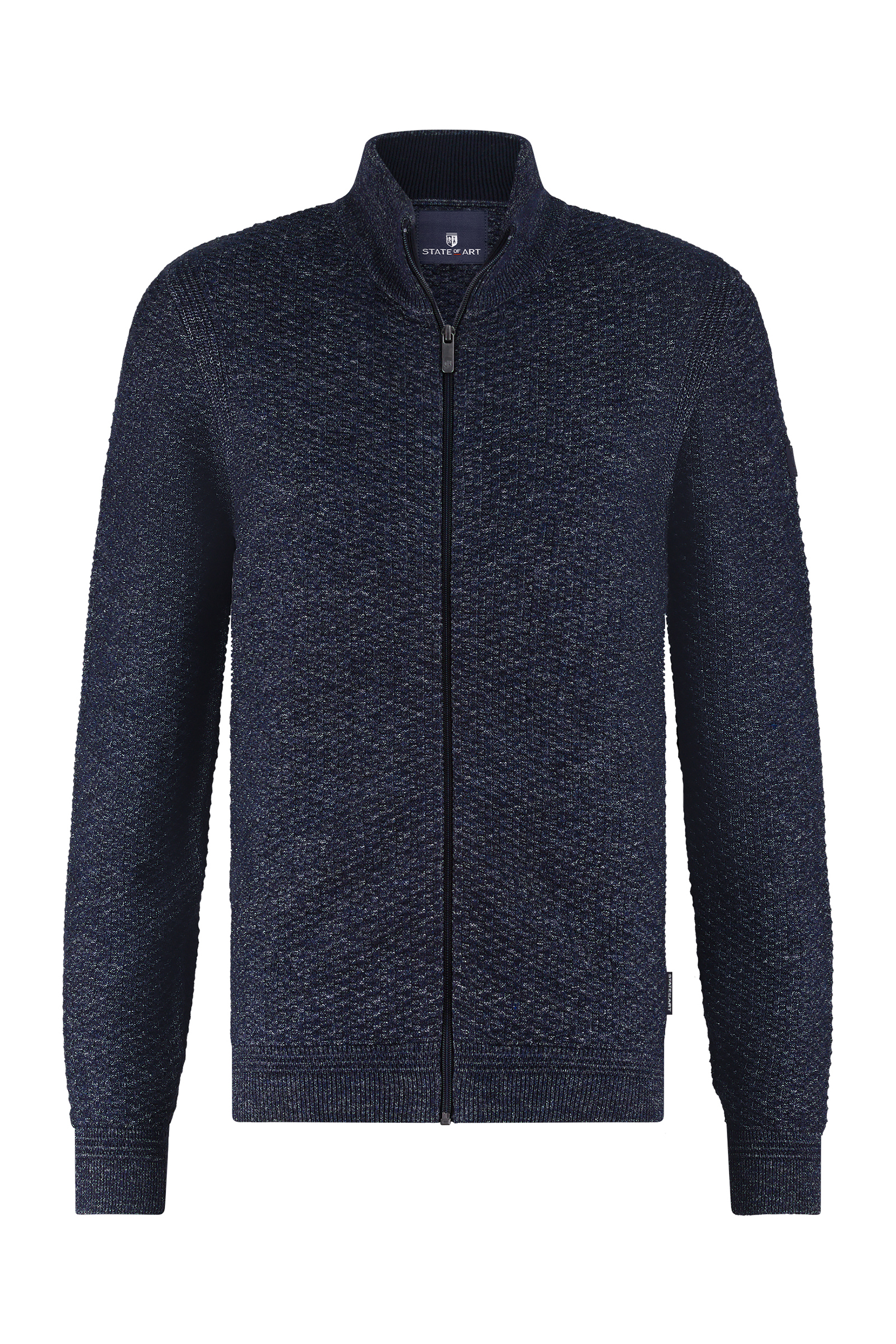 Heren vest blauw