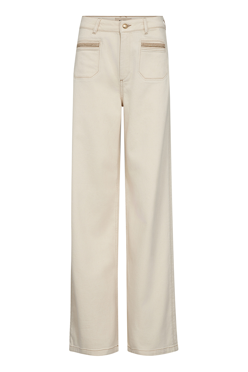 Dames jeans ecru