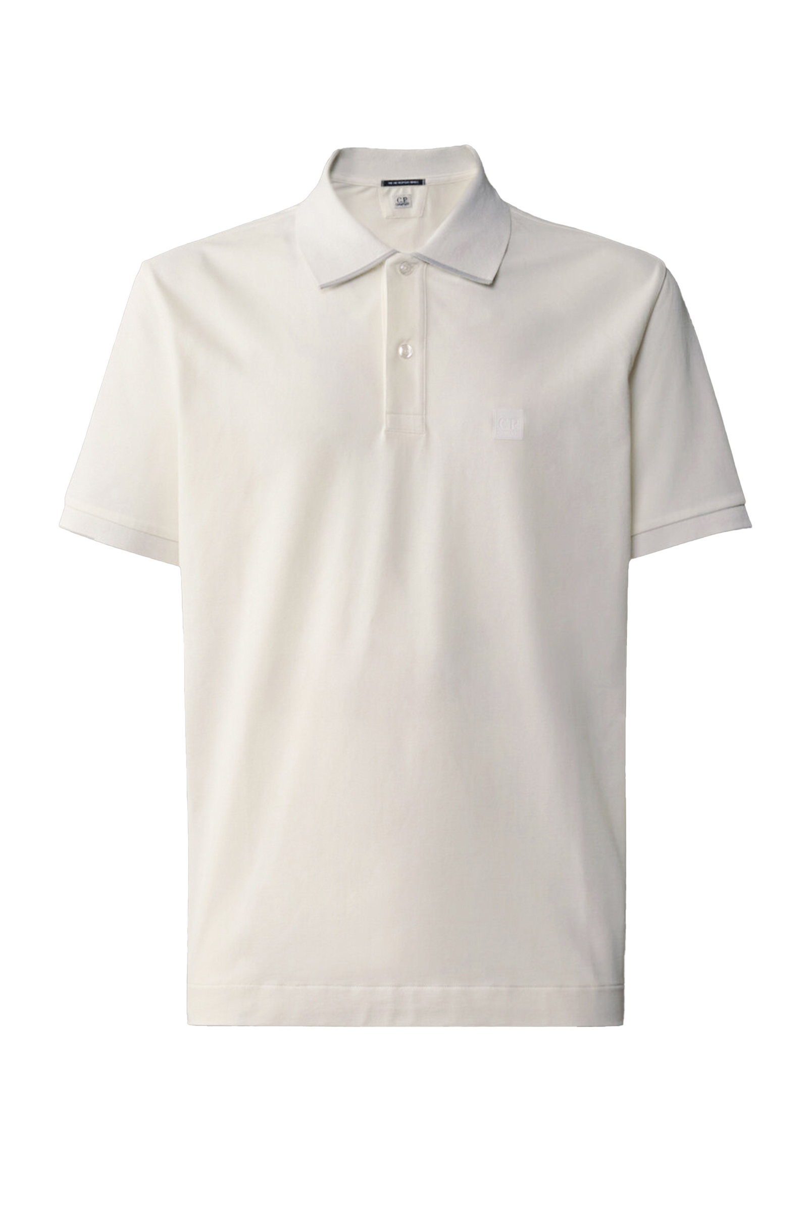 C.P. Company Stretch Piquet Wit-1 1