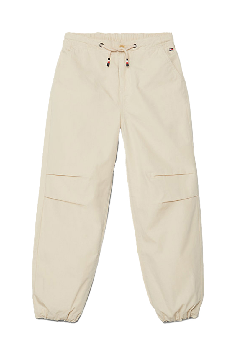 Tommy Hilfiger Woven wide pants bruin/beige-1 1