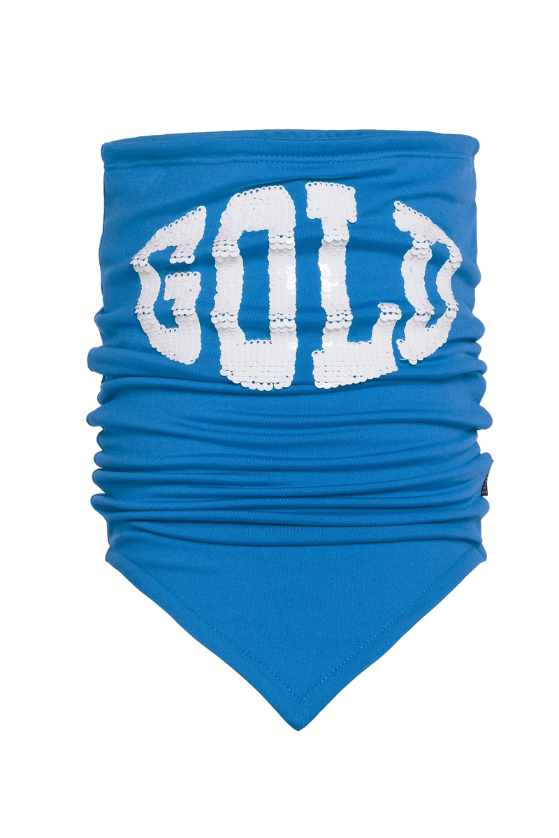 Wintersport losse kol blauw
