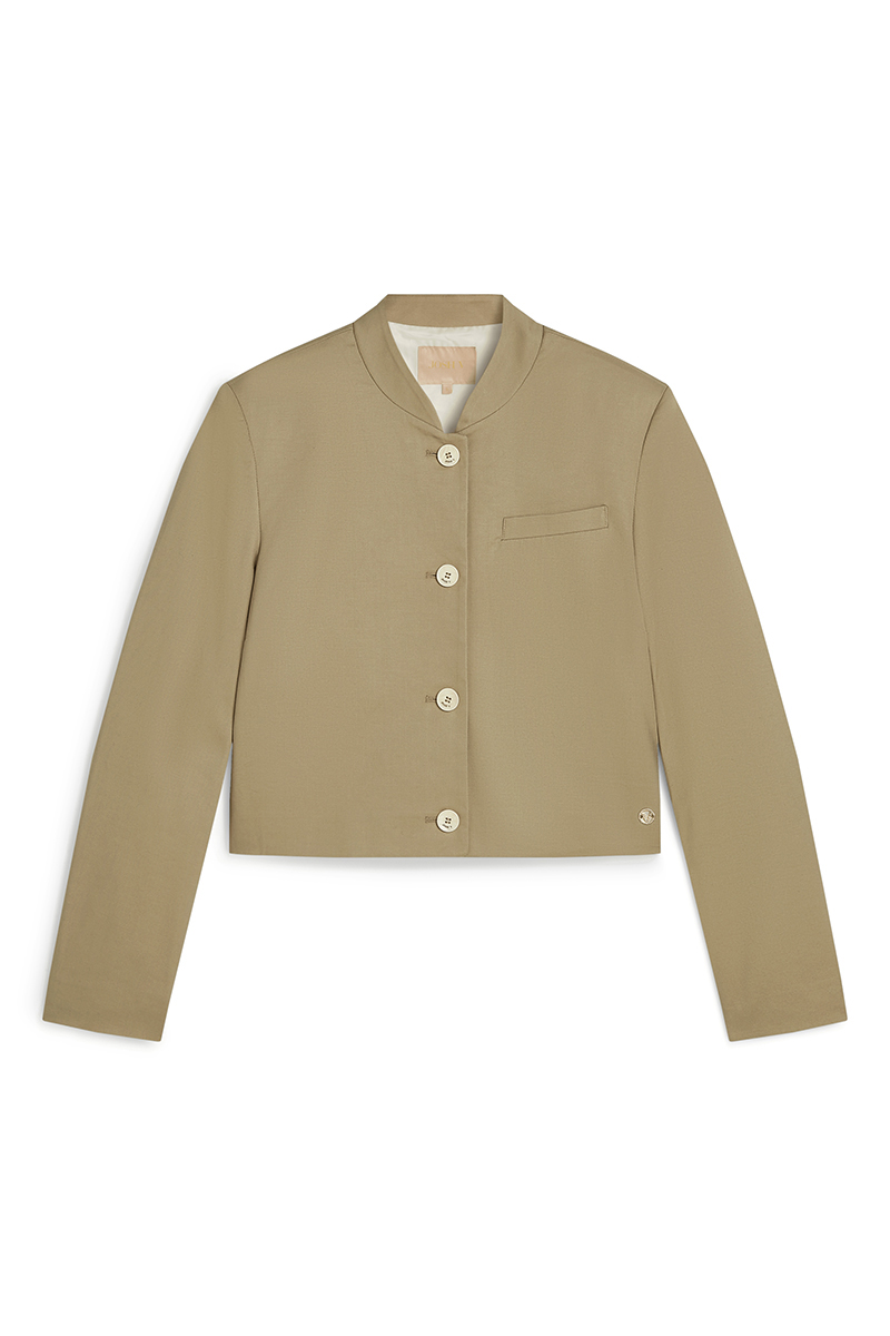 Dames blazer bruin