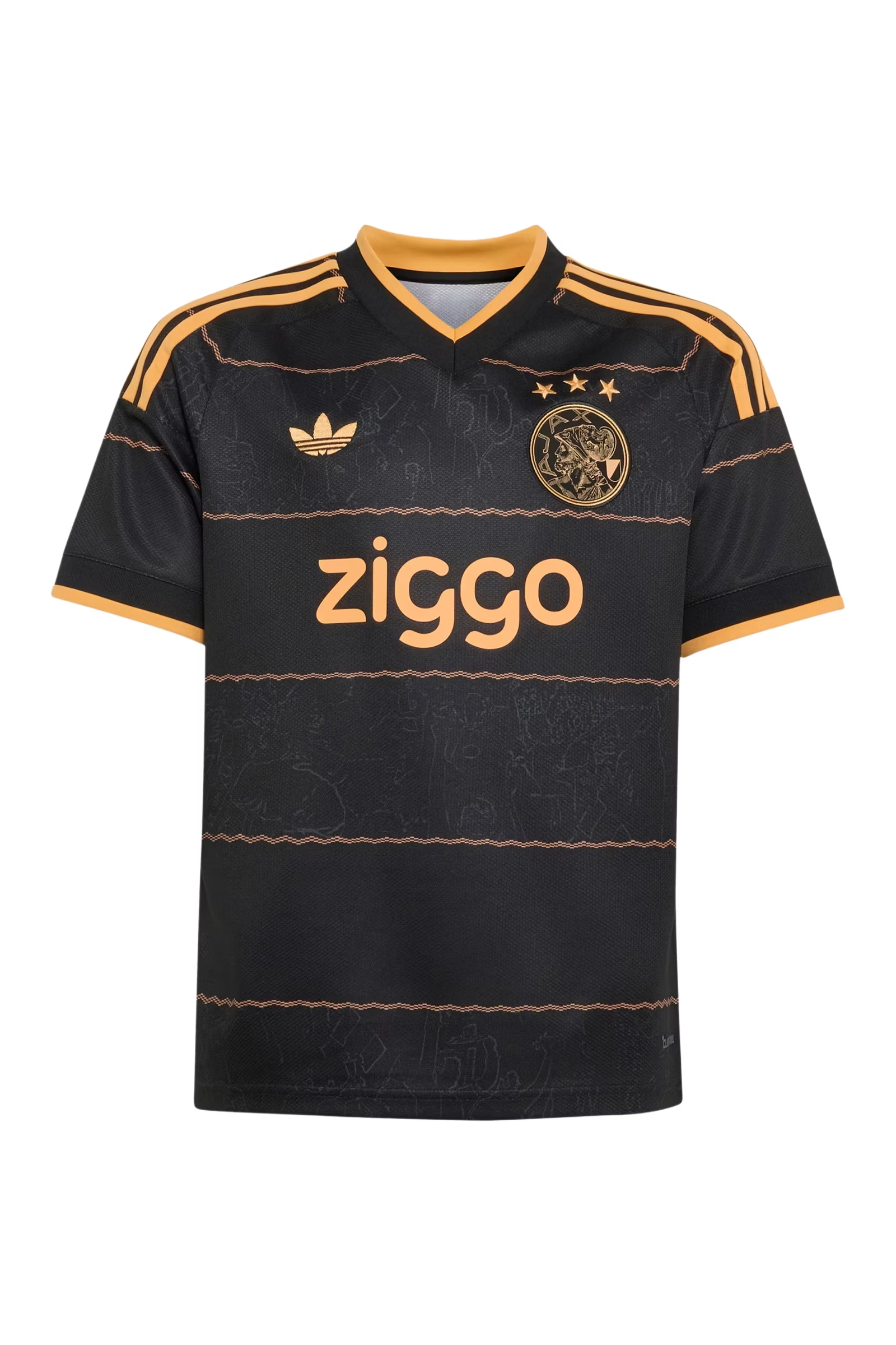 Voetbal jongens club t-shirt zwart