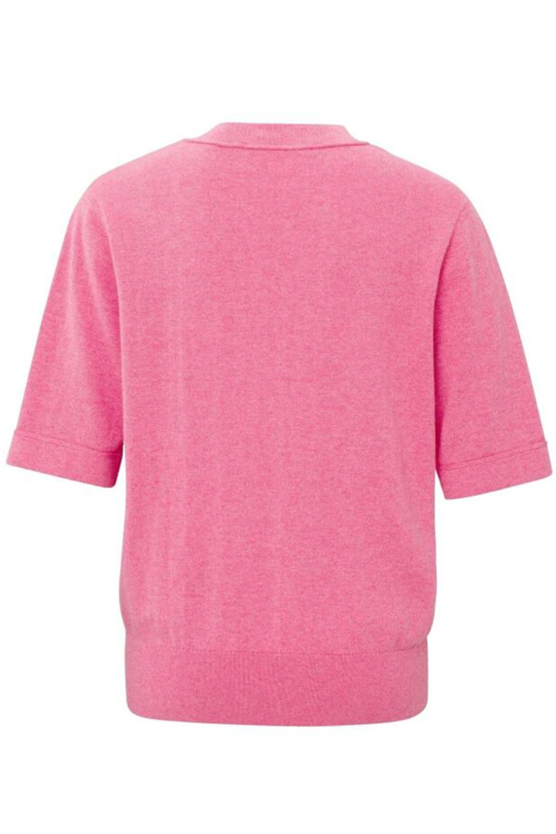 Yaya Sweater with bombercollar ss Rose-2 2