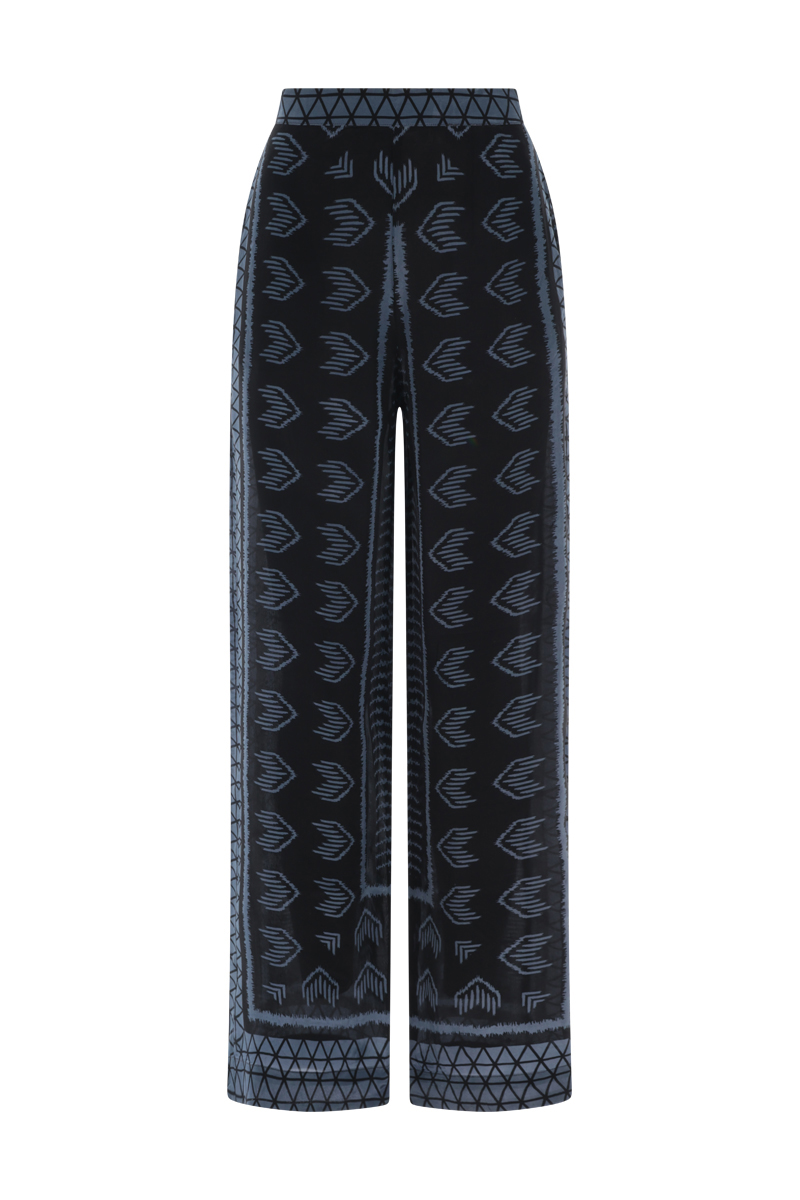Dames broek blauw