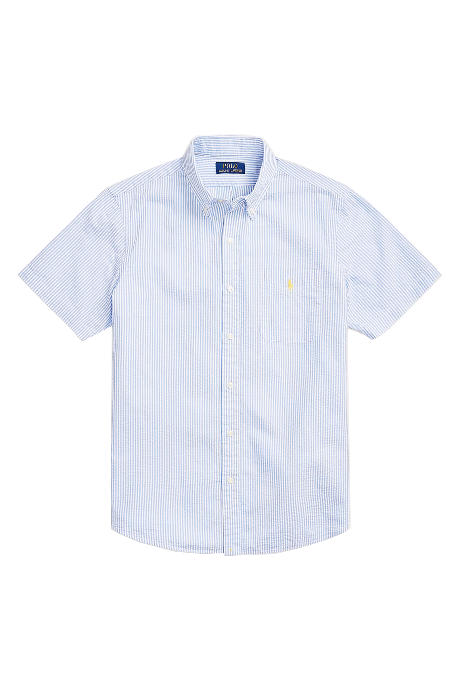 Heren overhemd km casual blauw