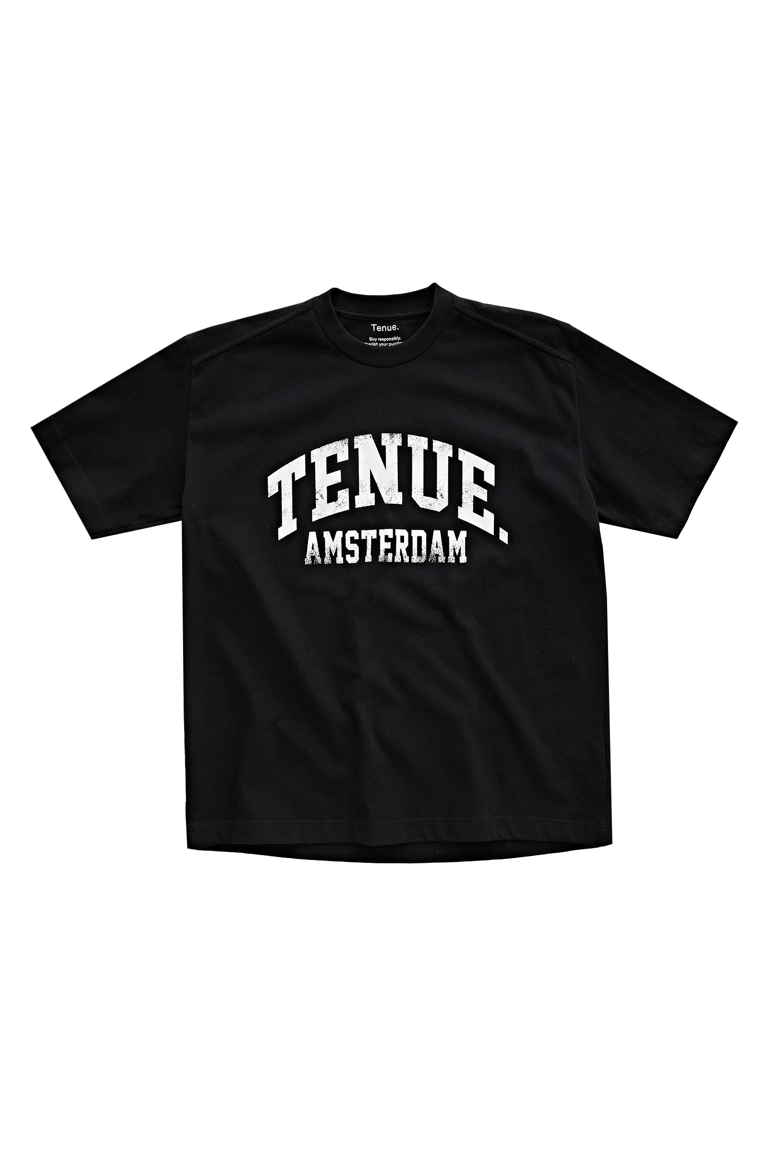 Heren t-shirt kortemouw zwart