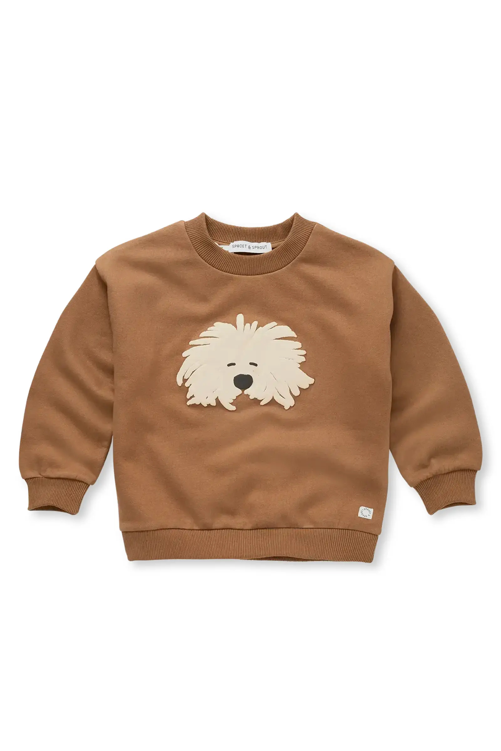 Jongens sweater bruin