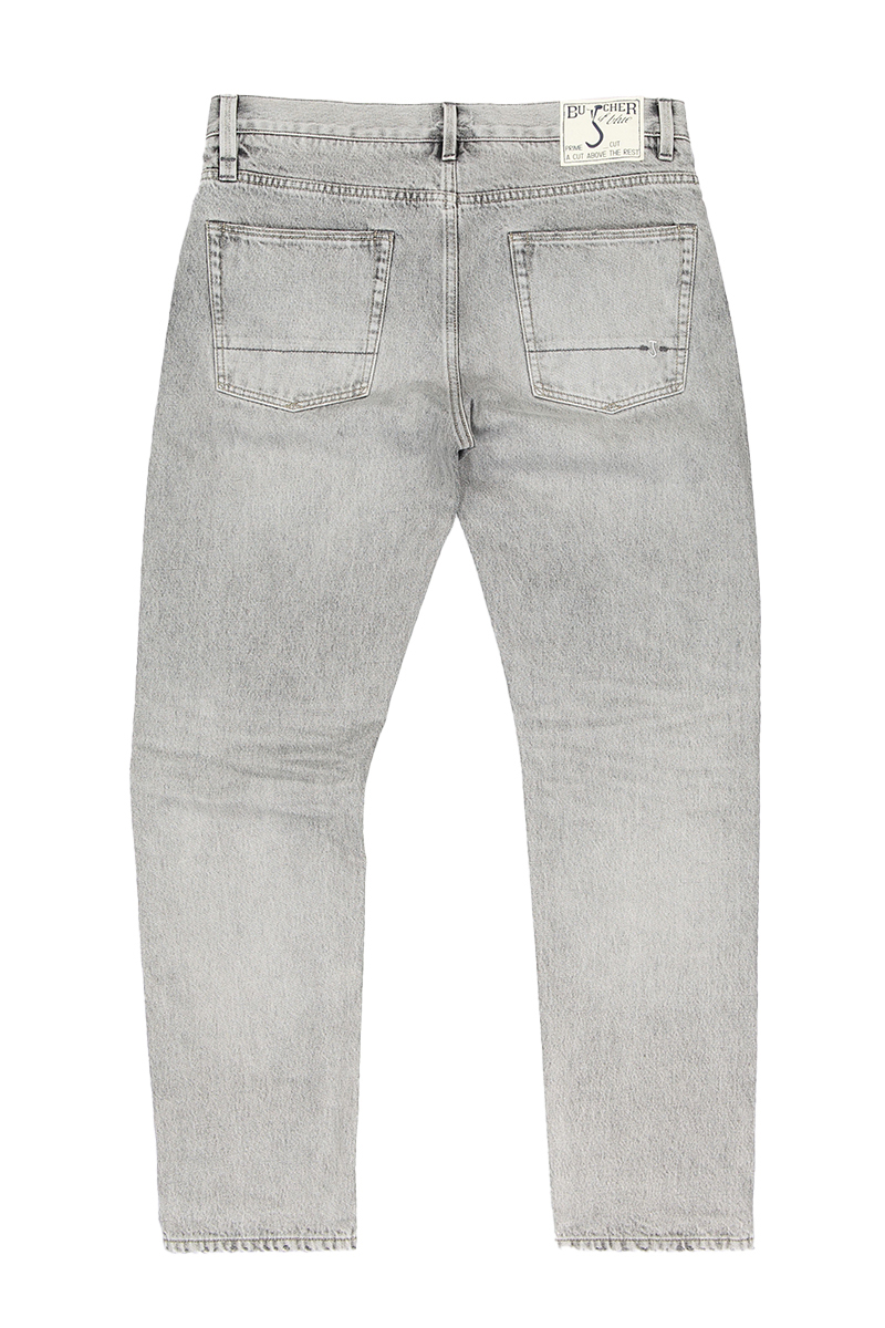 Butcher of Blue Stockton Straight Kinsten Lt Grijs-1 2