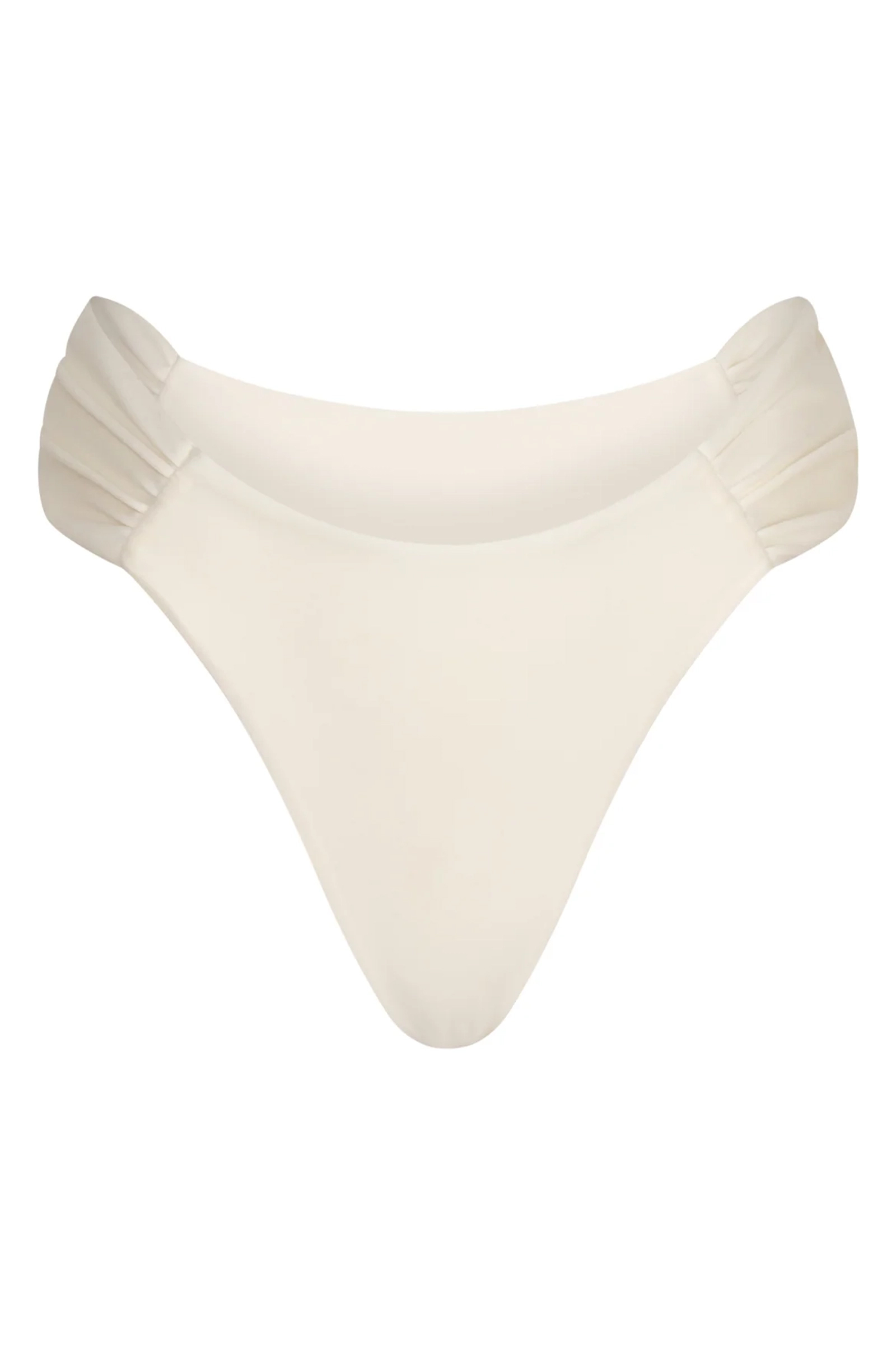 Bad/beach dames bikini slip ecru