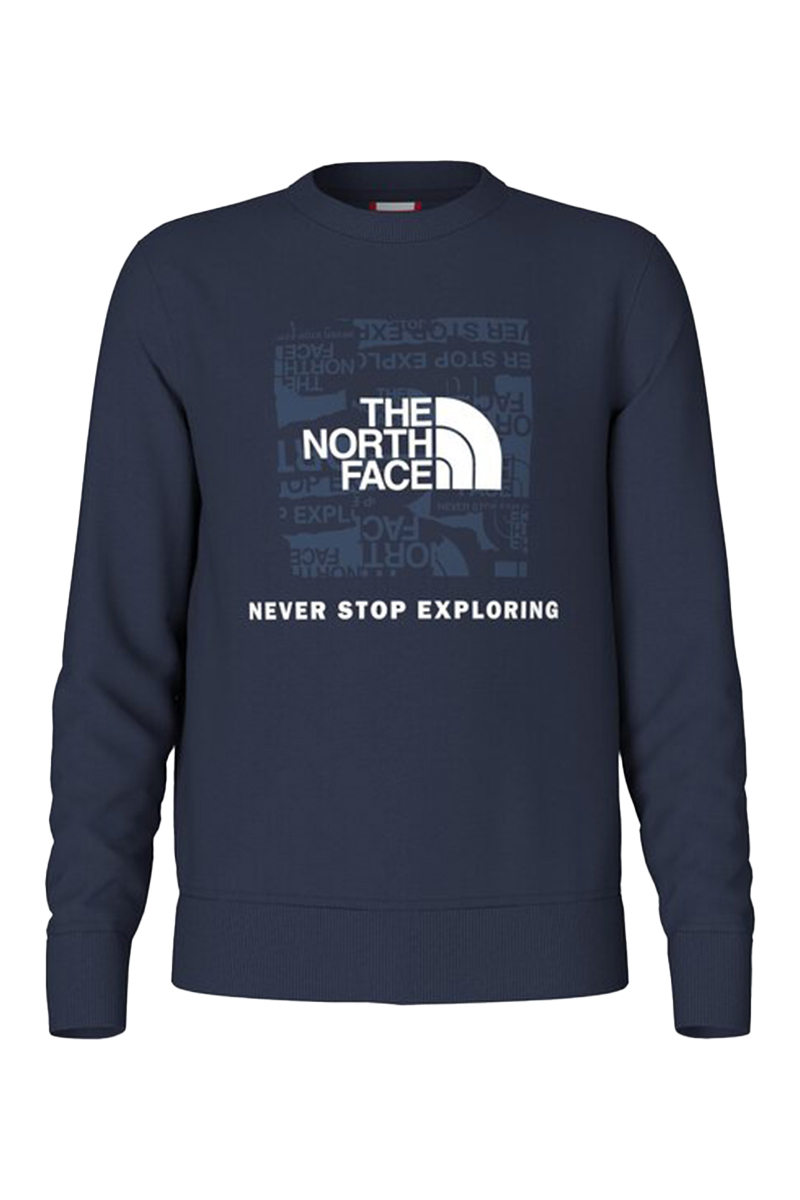 The North Face TEEN REDBOX CREW Blauw-1 1