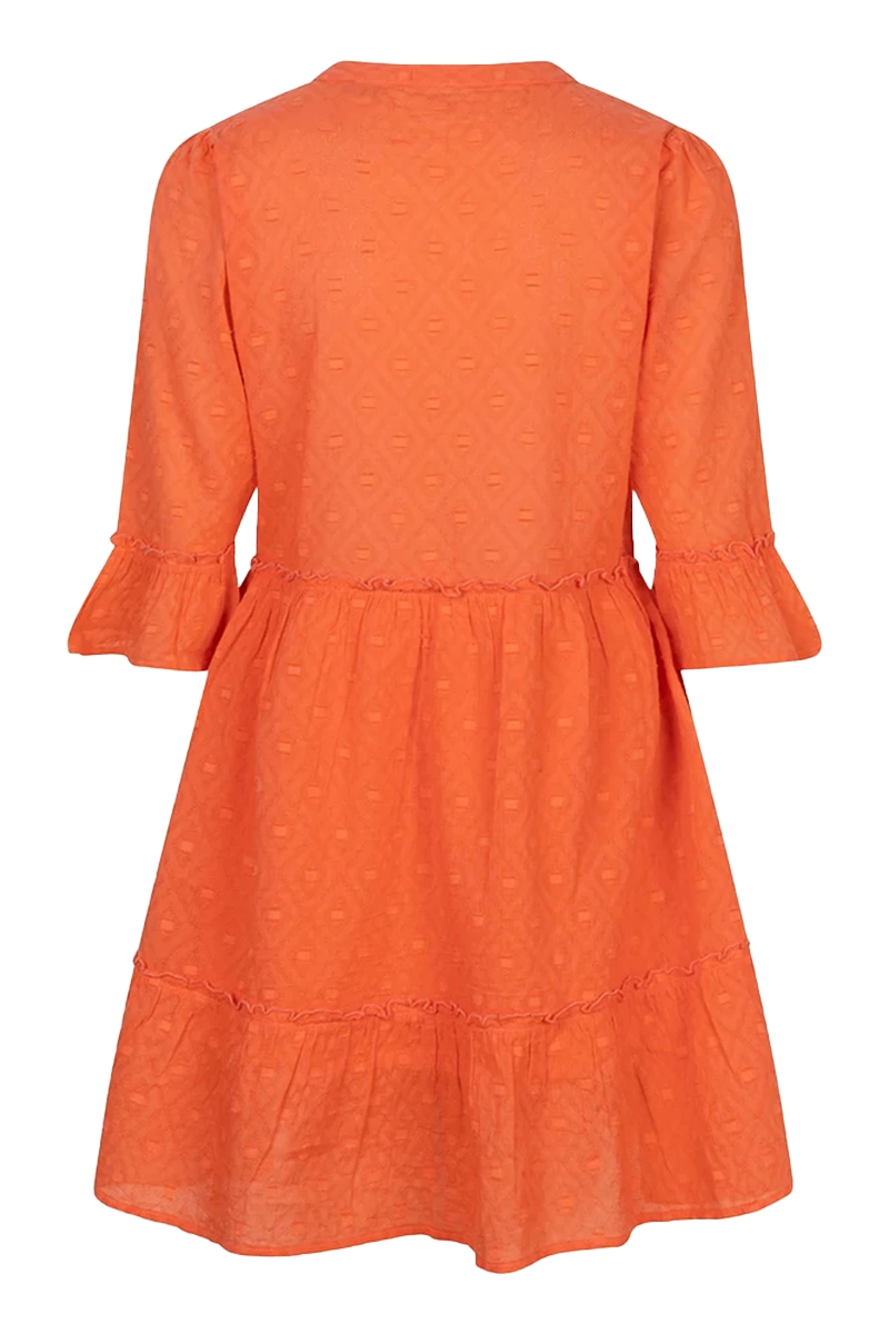 Meisjes jurk oranje