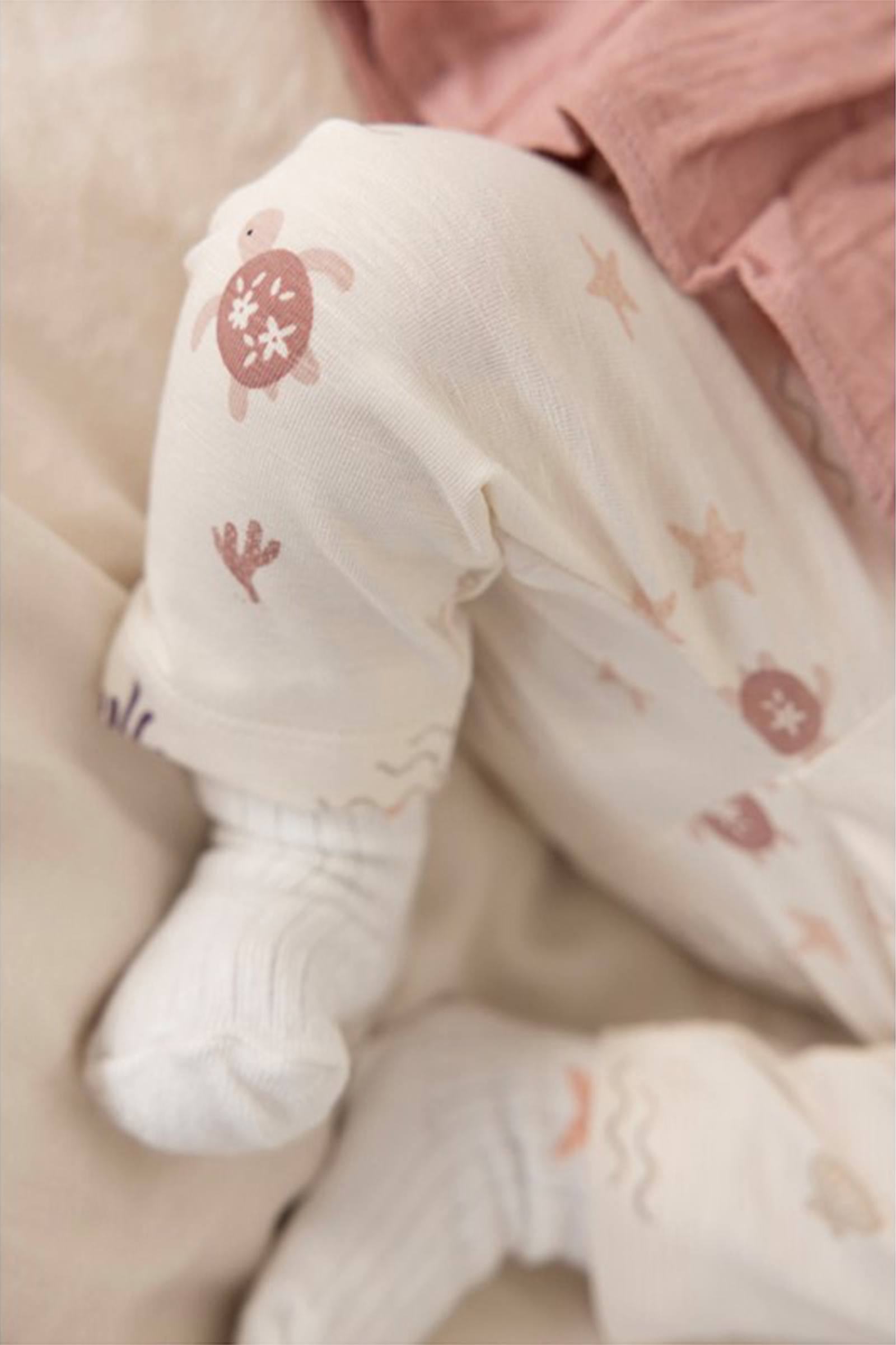 Baby broek ecru