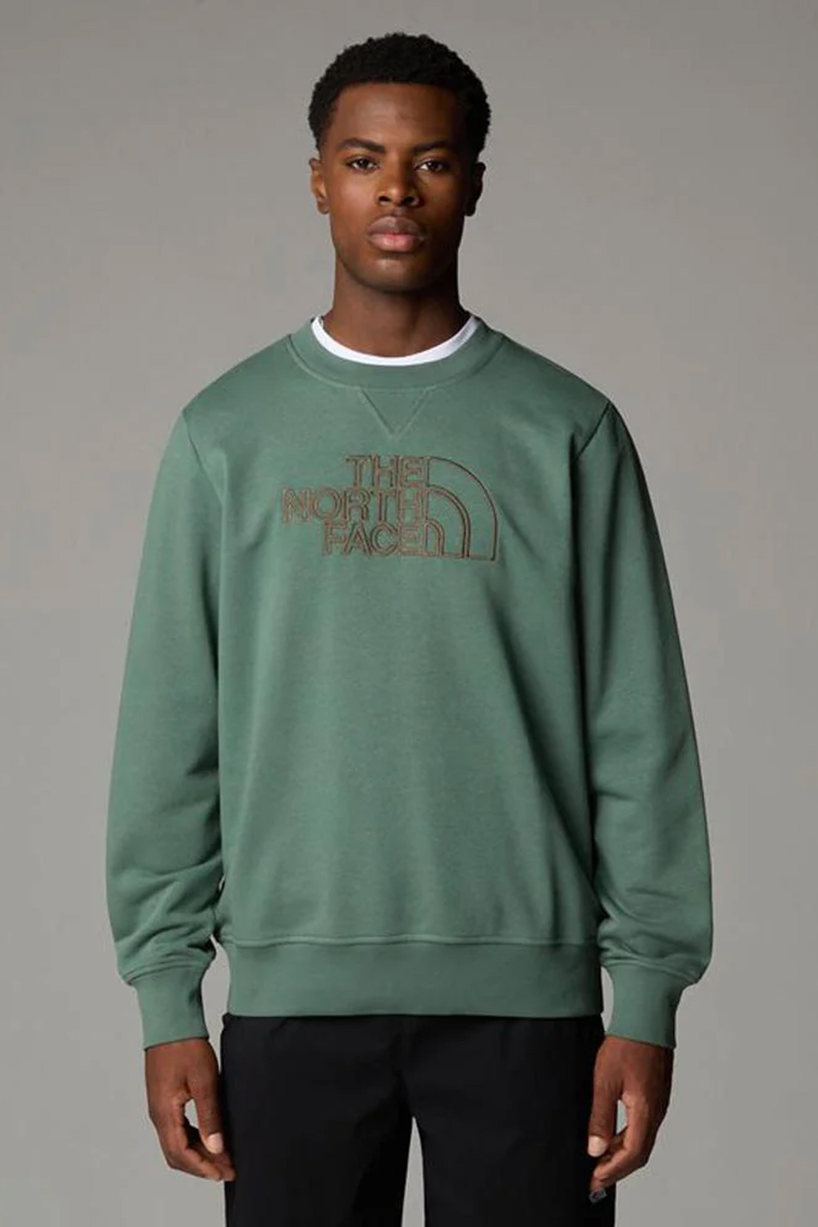 Casual heren sweater groen