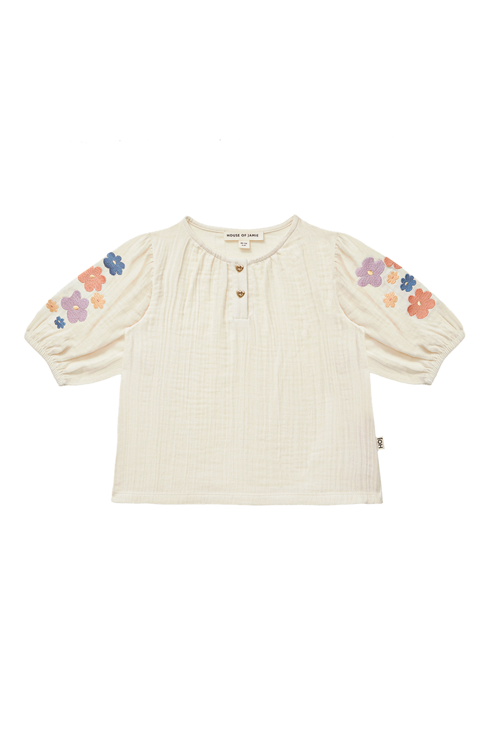 House Of Jamie Balloon blouse Ecru-1 1