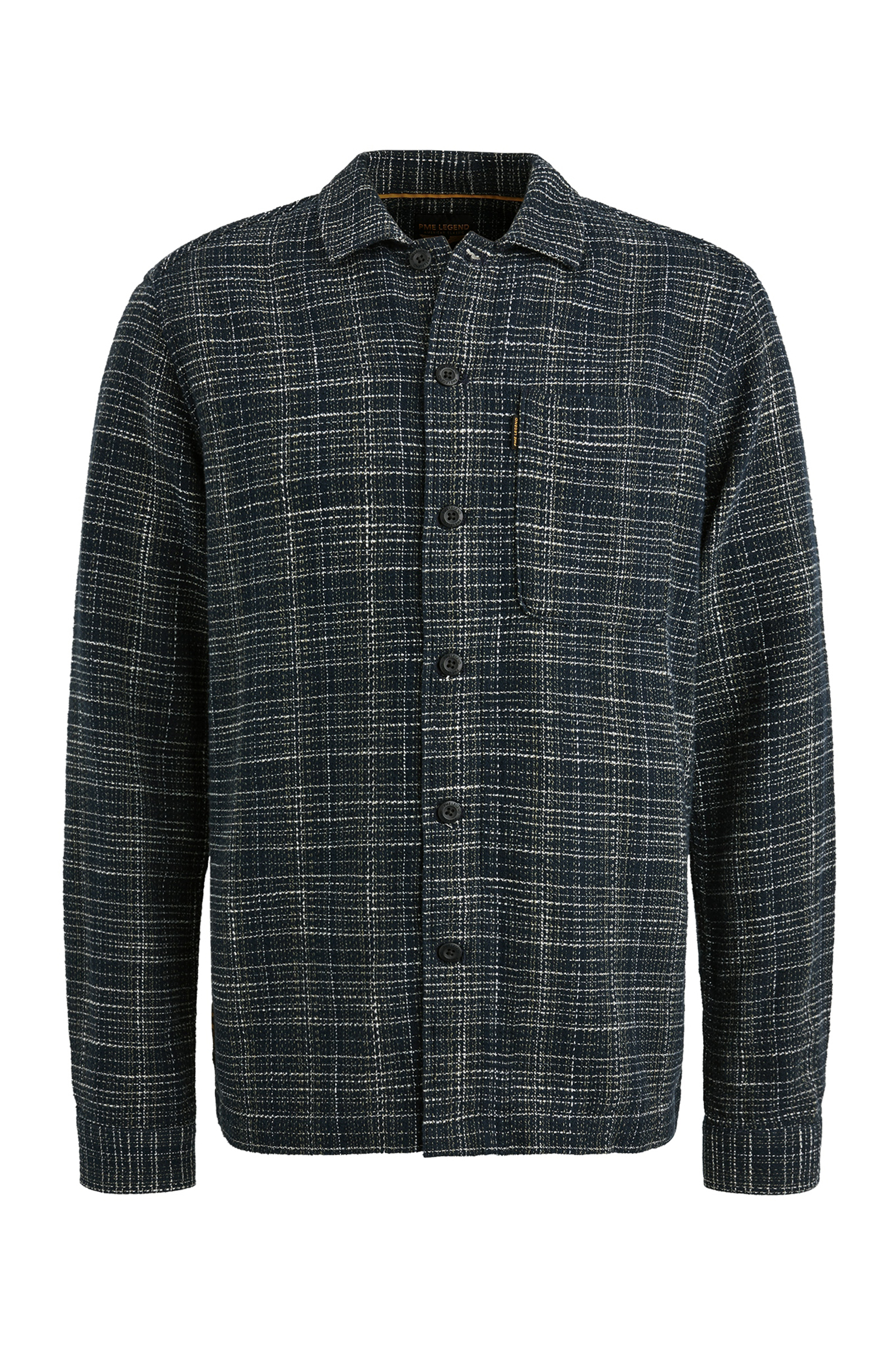 Heren overhemd lm casual blauw