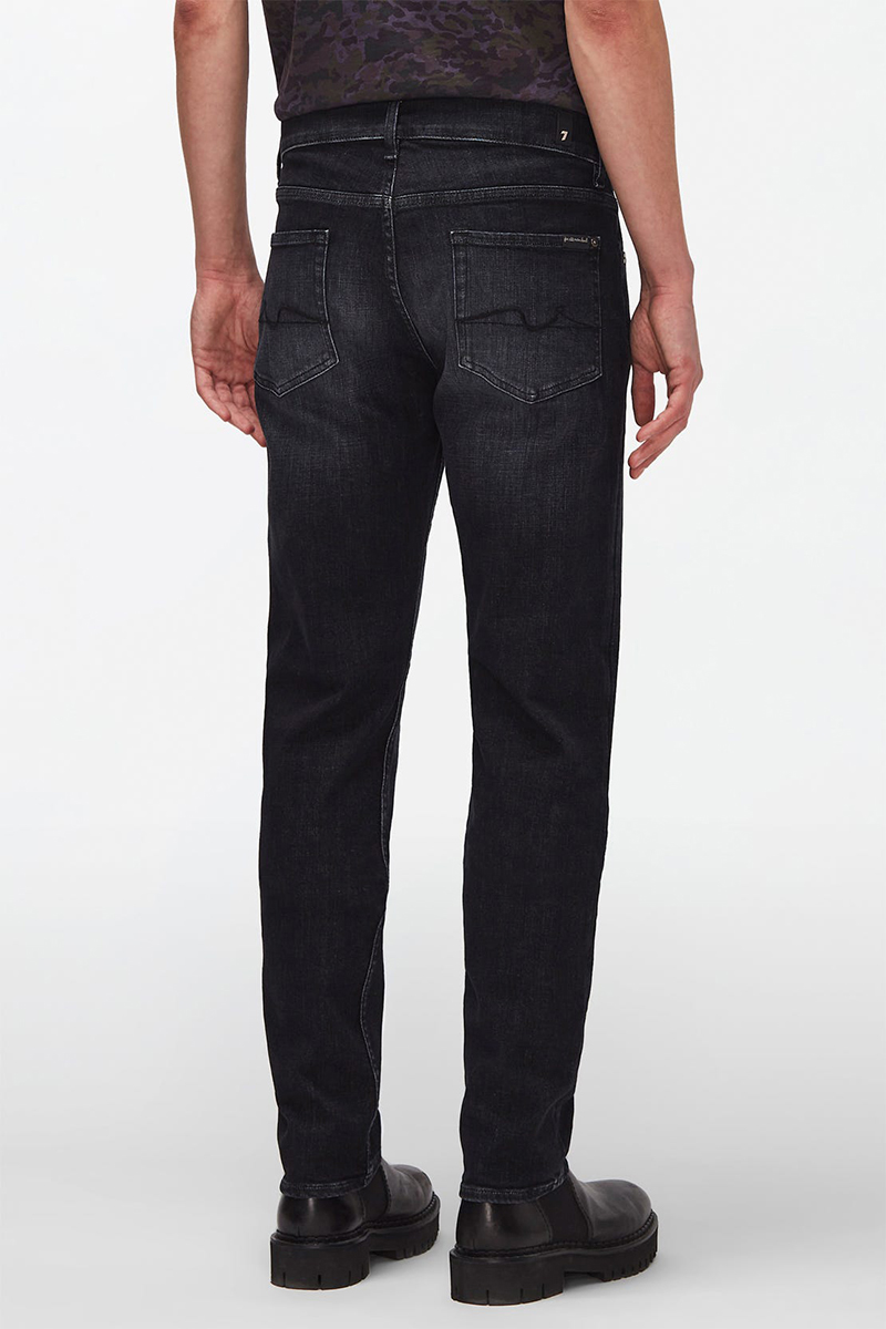 7 For All Mankind SLIMMY TAPERED Zwart-1 4