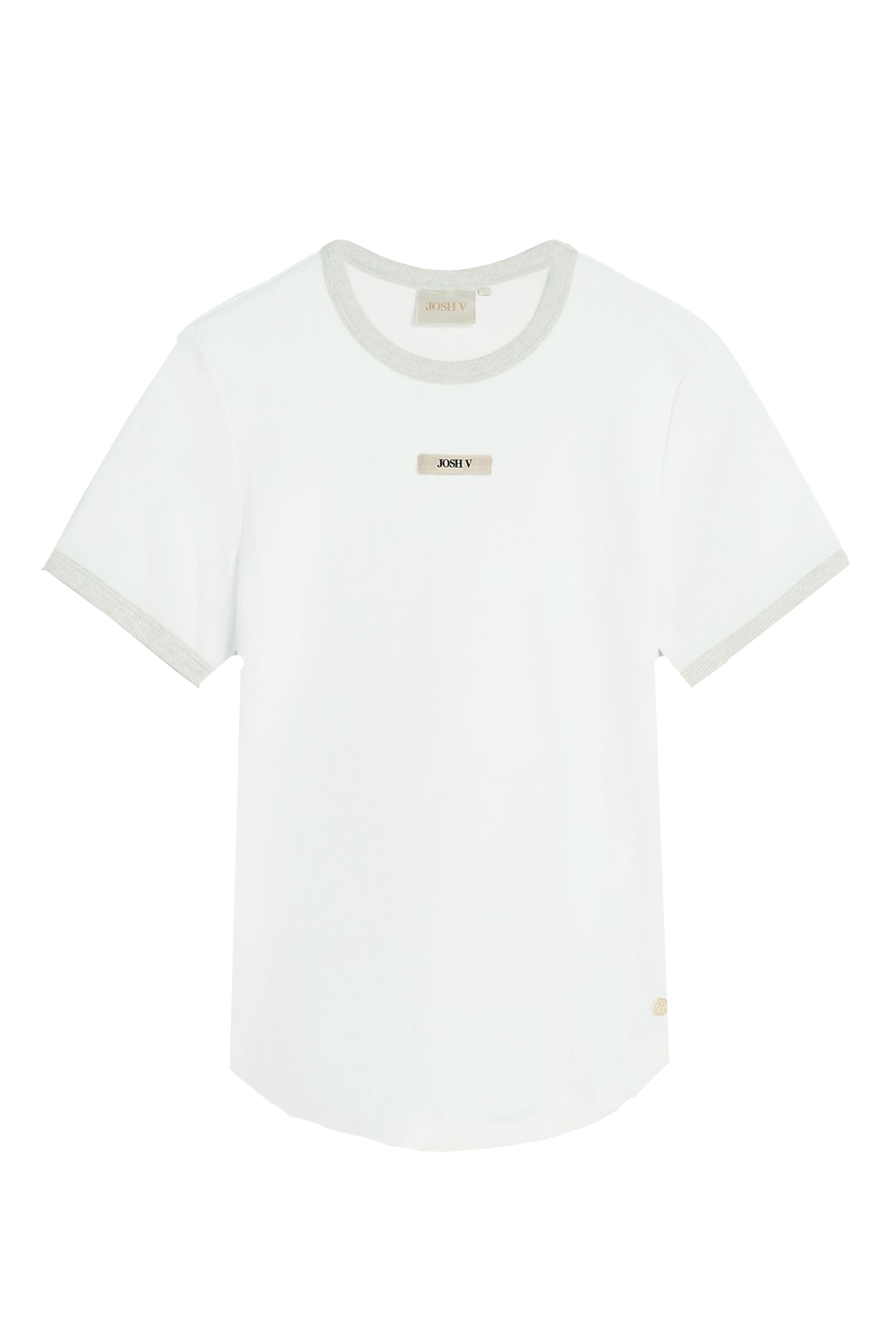 Dames t-shirt korte mouw ecru