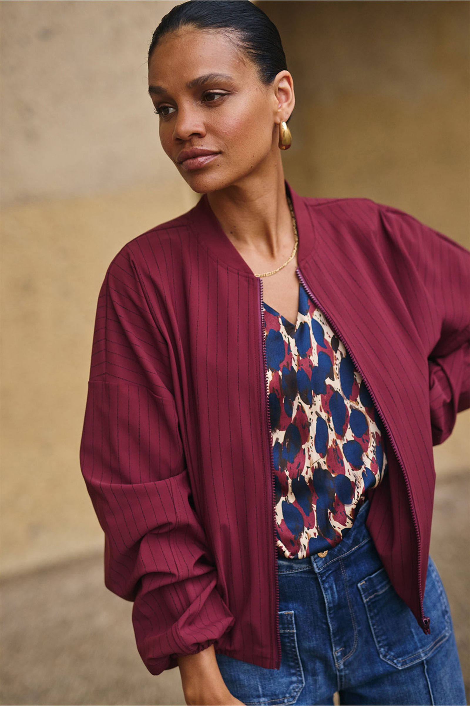 Dames blazer rood