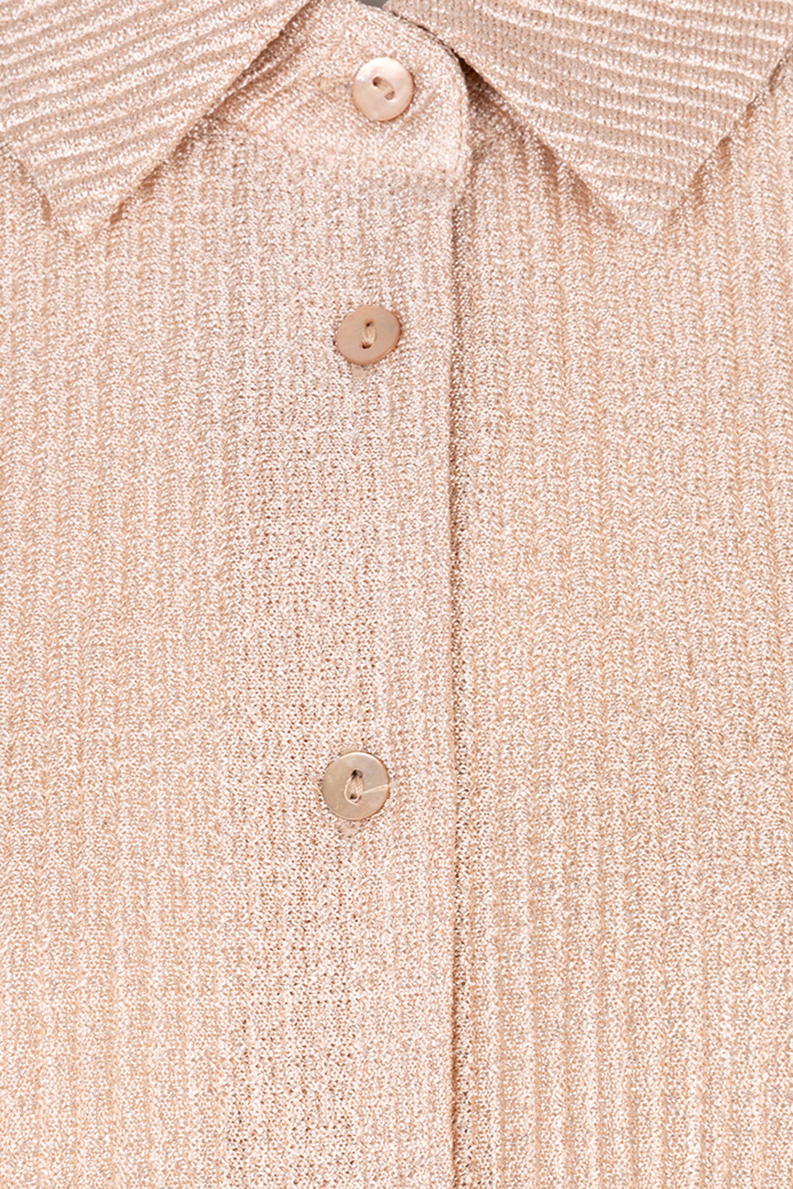 Esqualo Blouse plisse glitter Rose-1 2