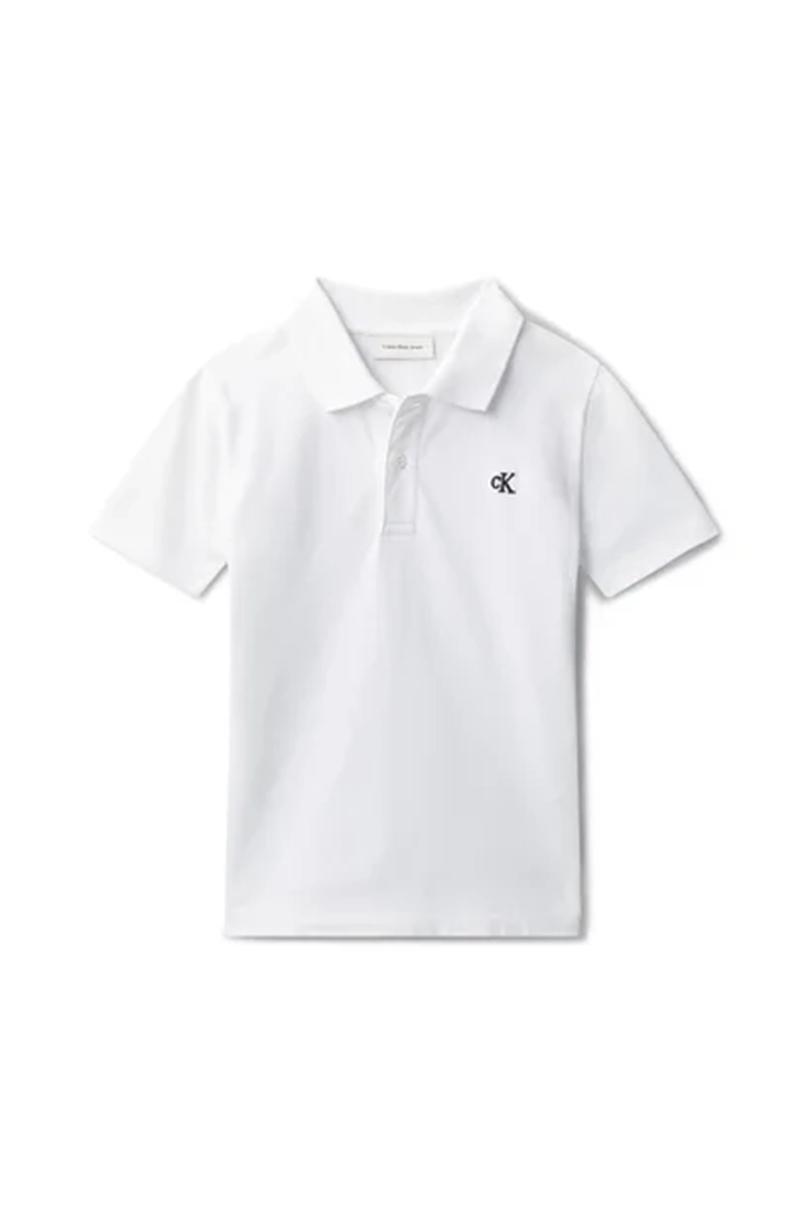 Jongens polo korte mouw wit