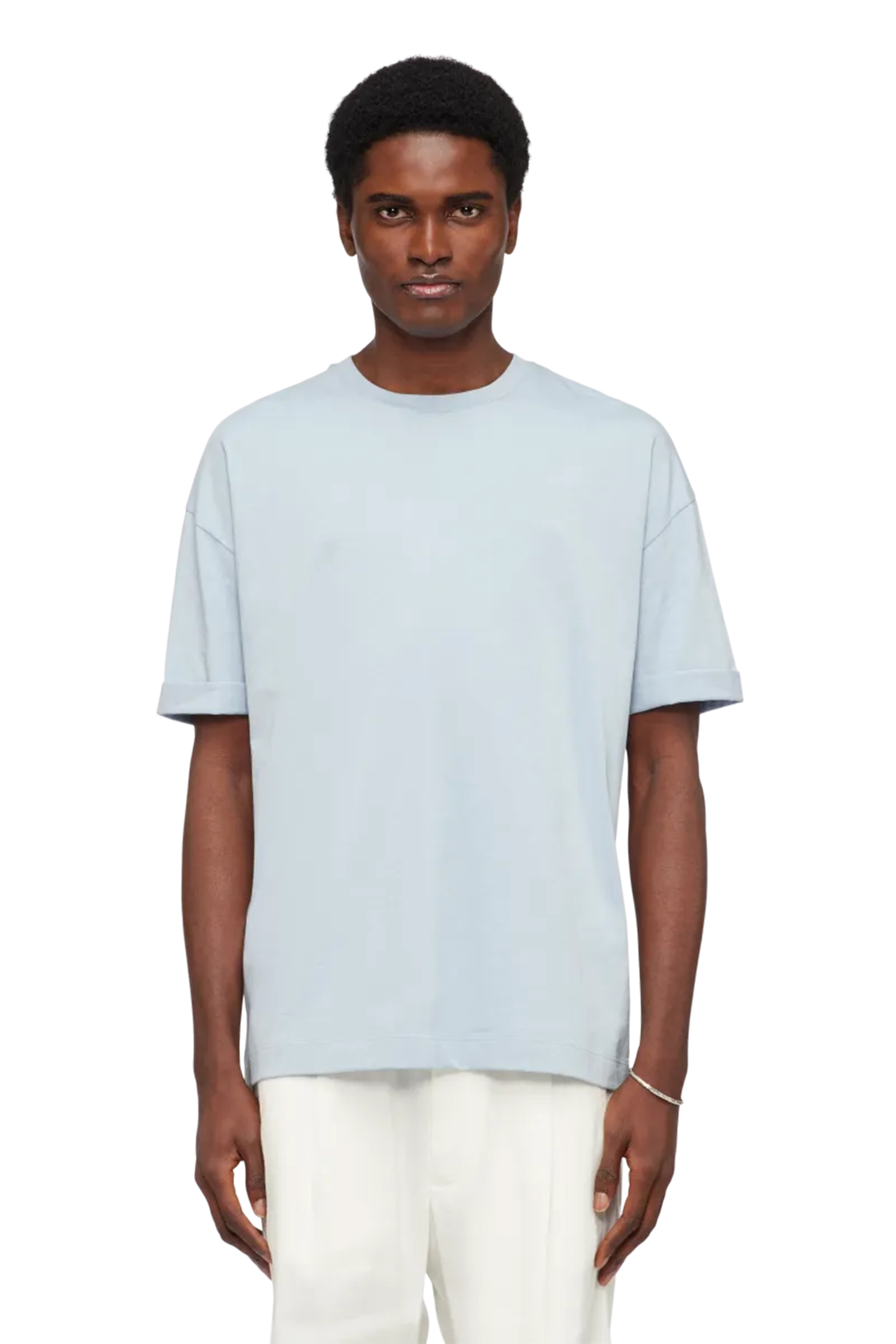 Heren t-shirt kortemouw blauw