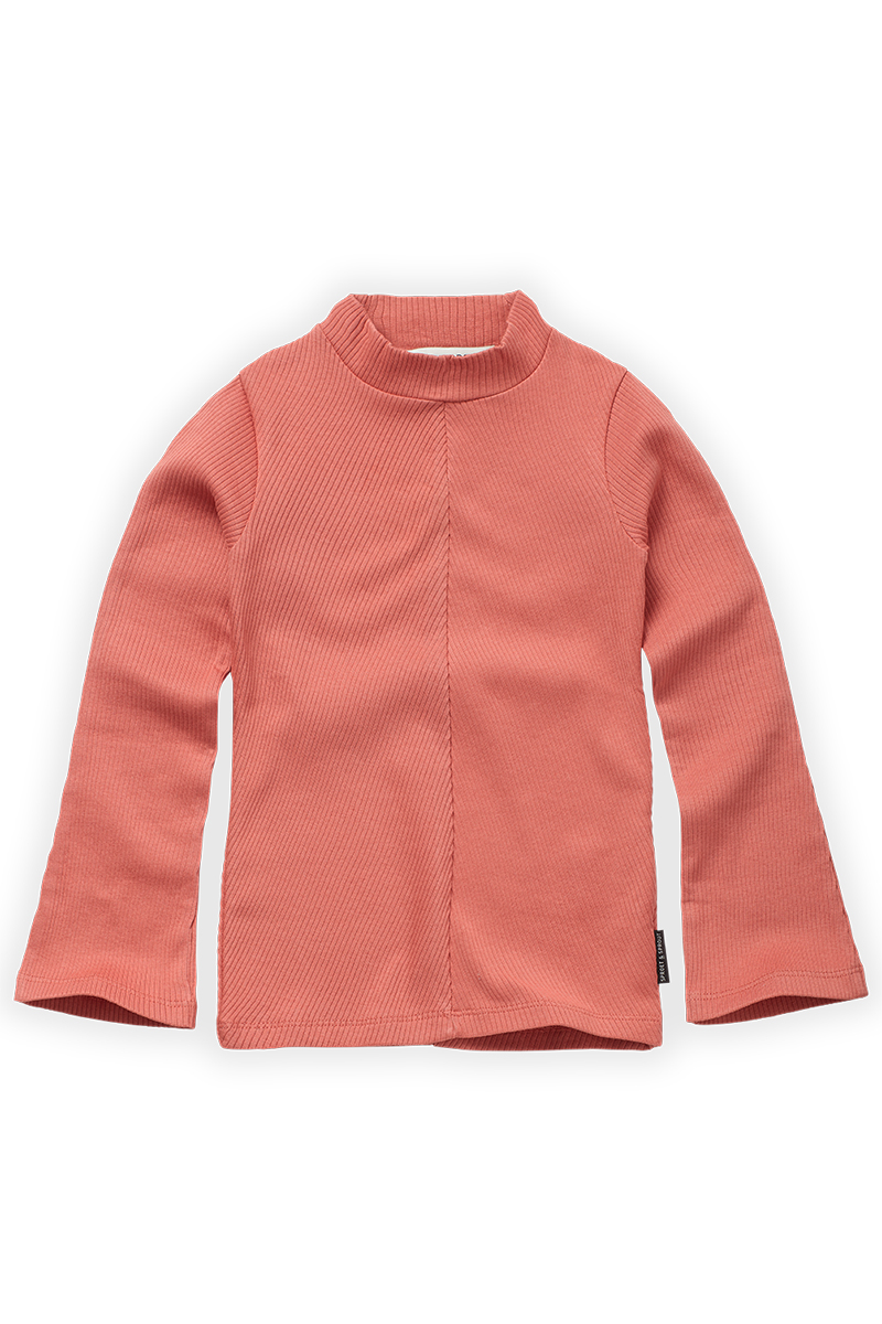 Sproet & Sprout turtleneck rib tshirt Rose-1 1