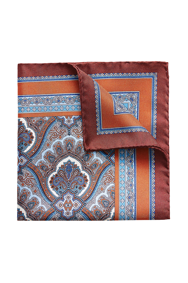 Heren pochet oranje