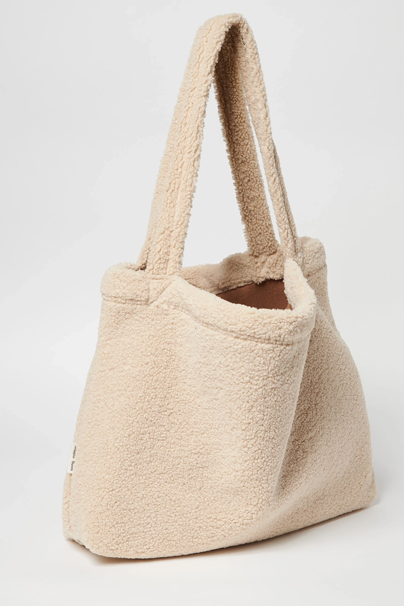 Kinder unisex tas ecru