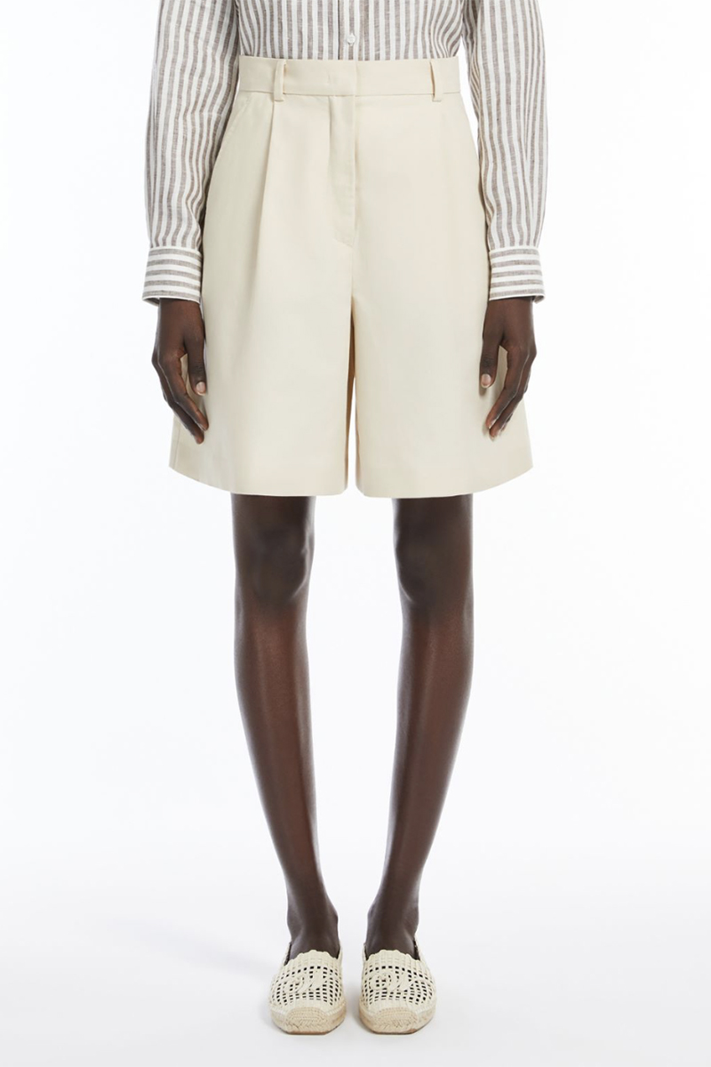 Dames short bruin