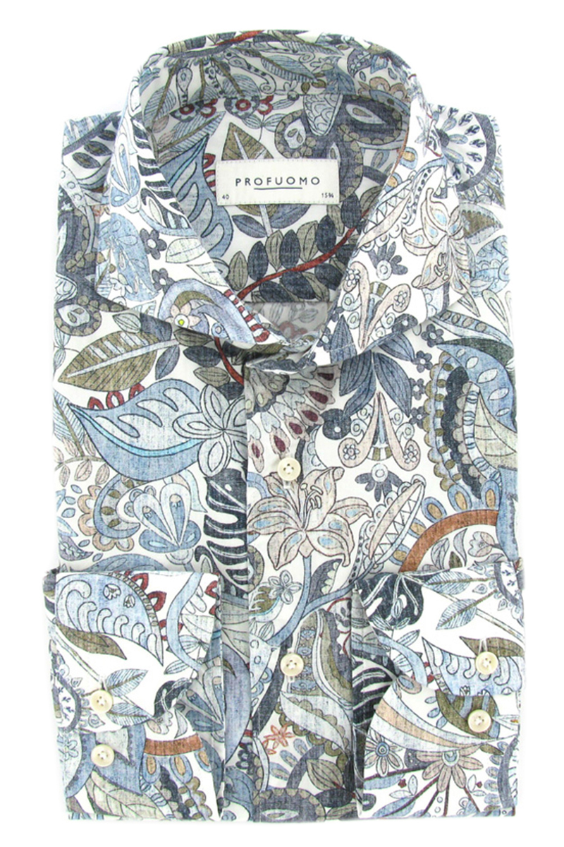 Profuomo SHIRT X-CUTAWAY SC SF MULTI Diversen-4 1