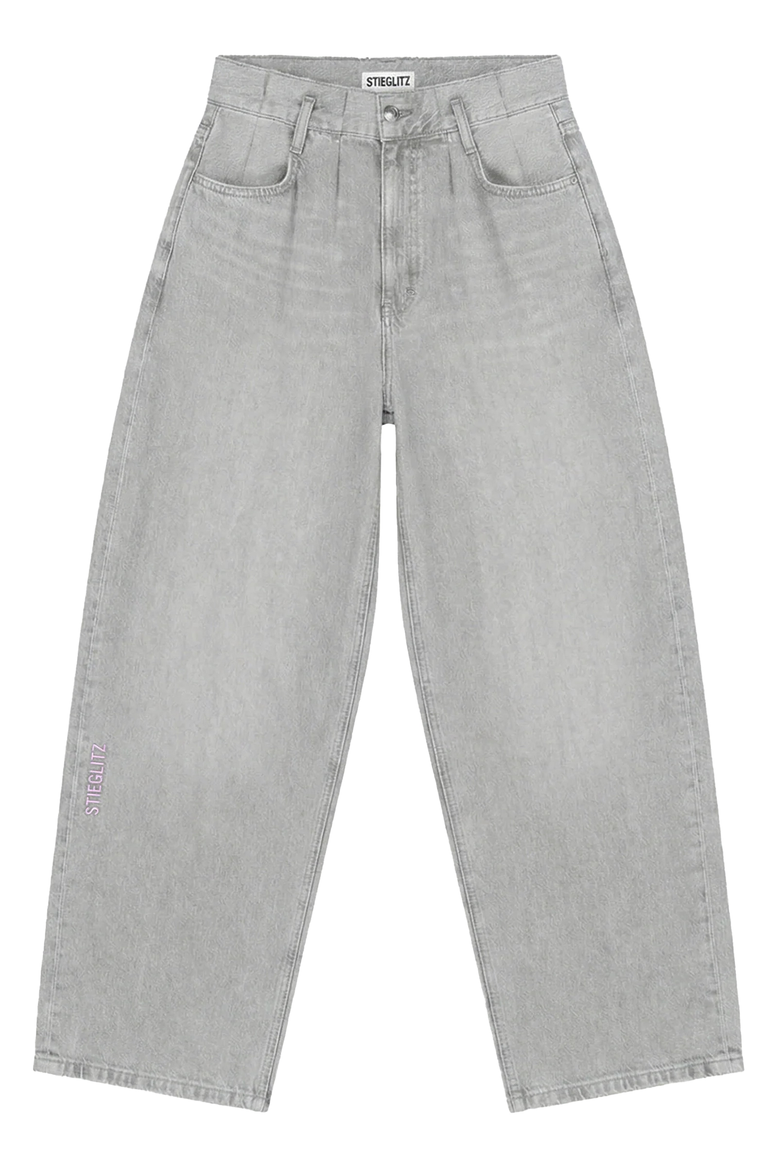 Dames jeans grijs