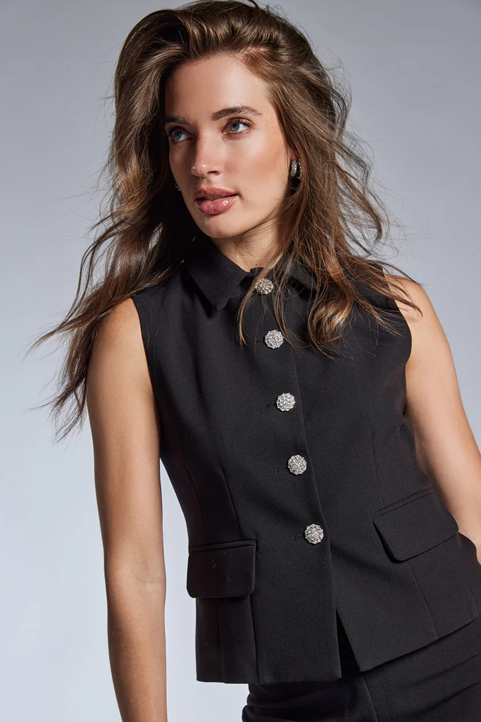 Dames bodywarmer zwart
