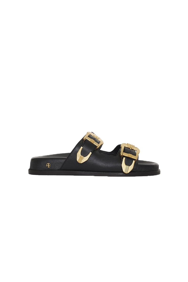 Dames slippers zwart