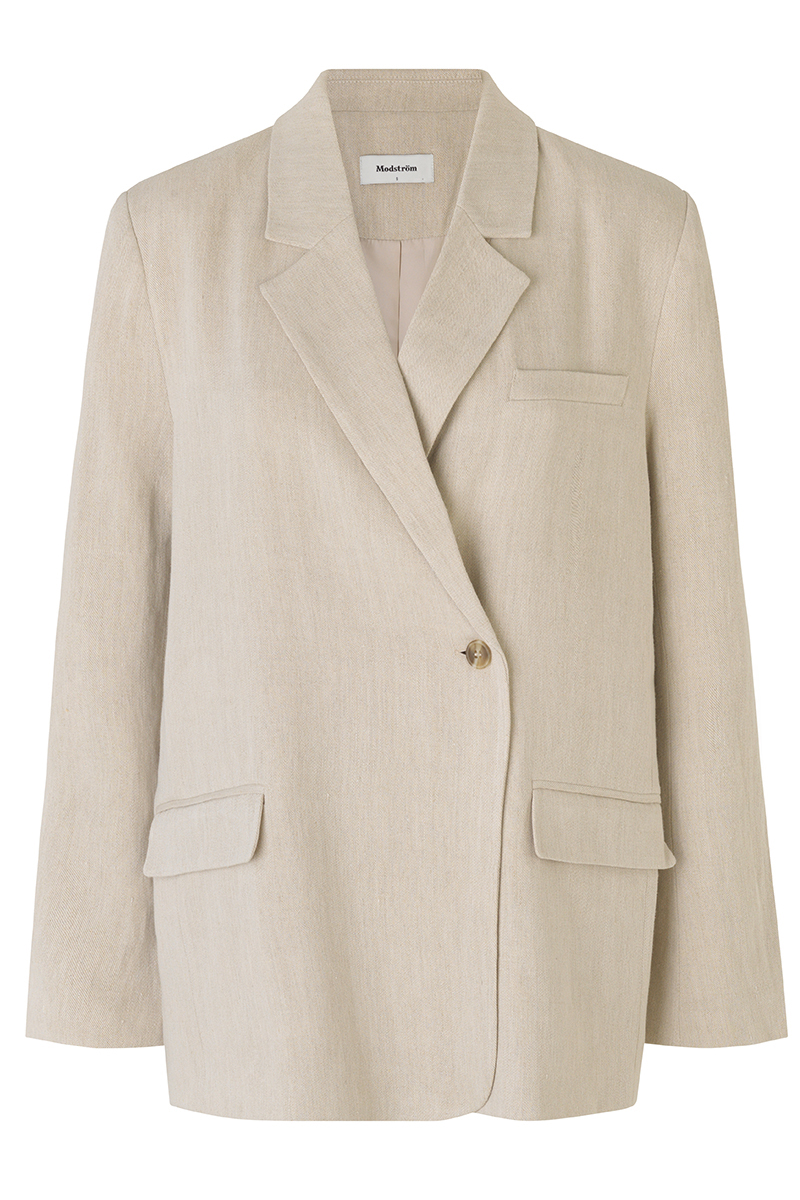 Dames blazer bruin