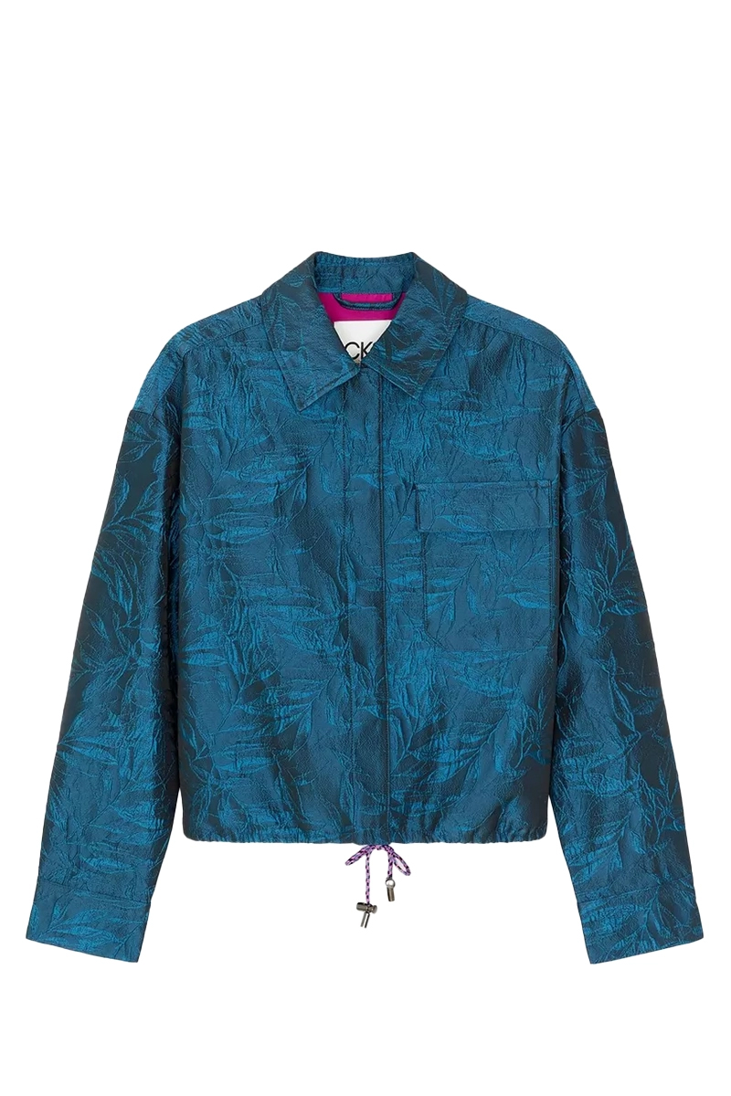 Dames blouse lange mouw blauw