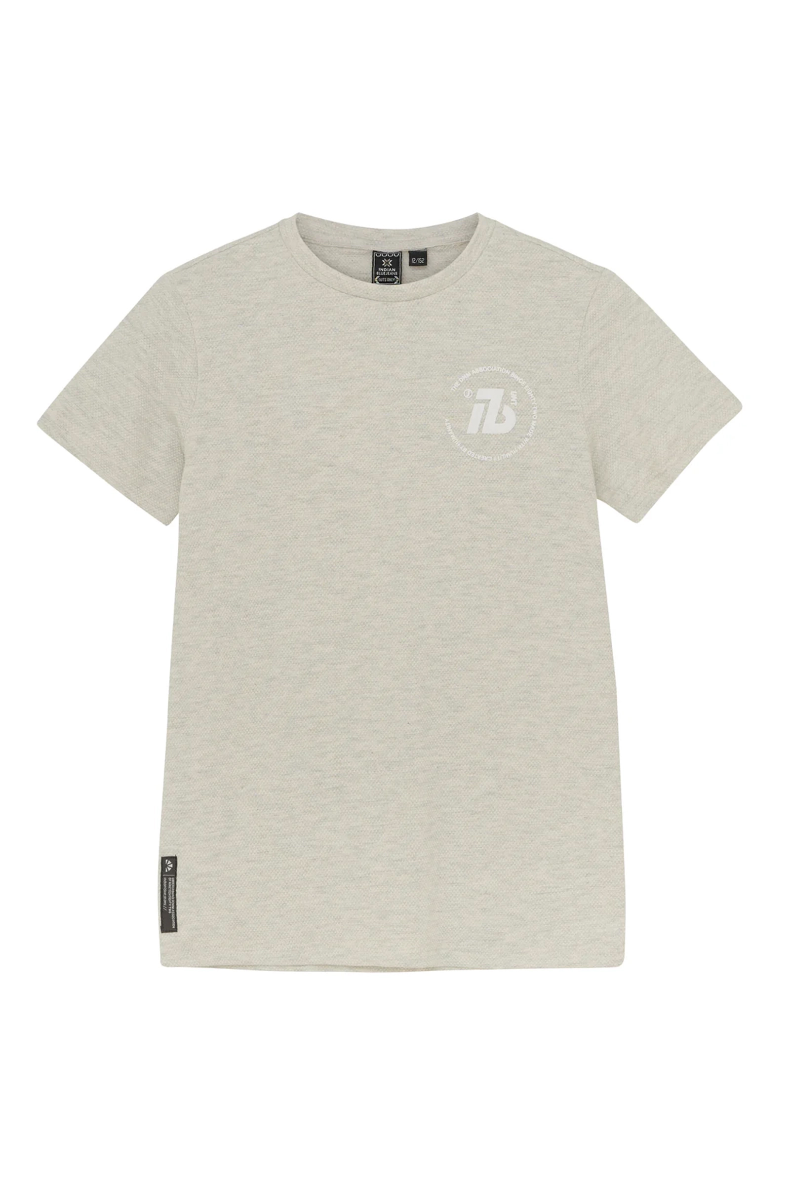 Jongens t-shirt korte mouw grijs