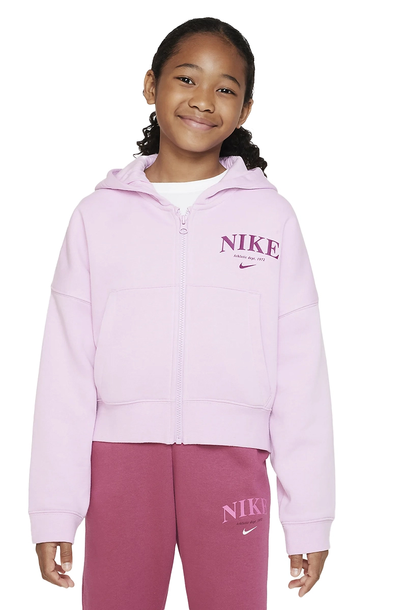 schors Billy Opera Nike Casual meisjes hoodie Rose-1 Voorwinden